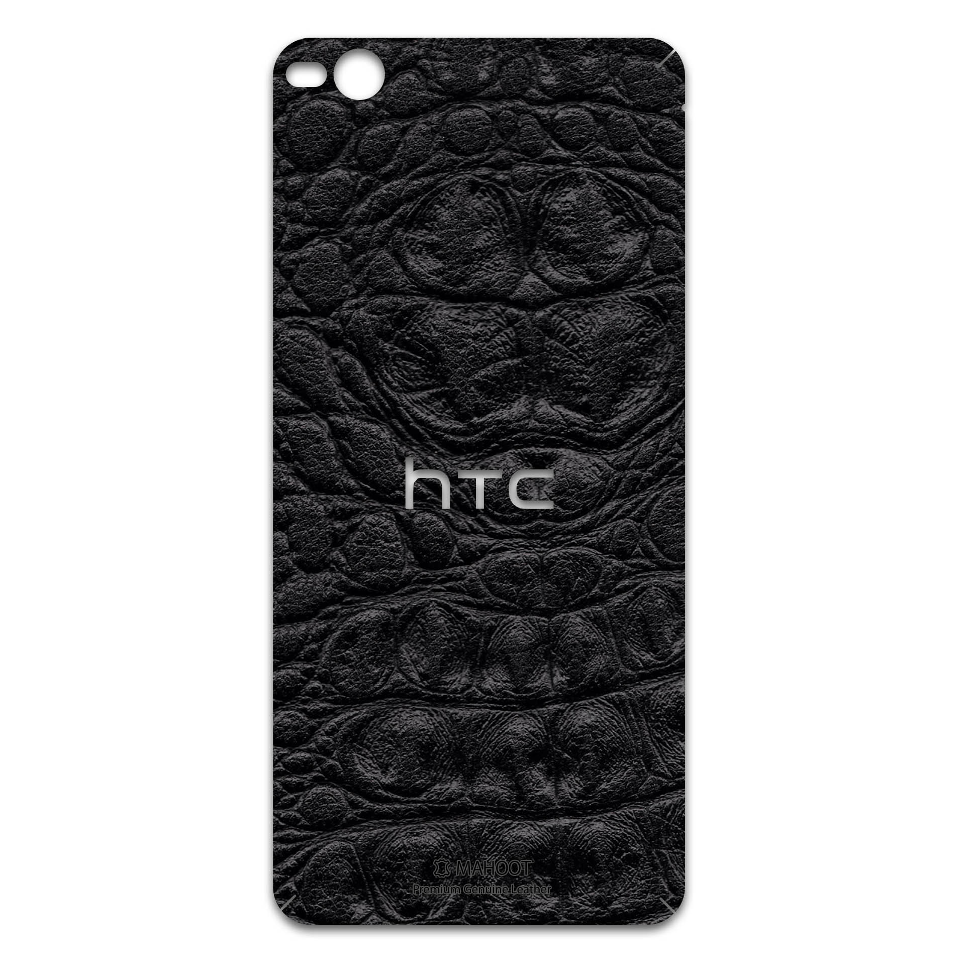 برچسب پوششی ماهوت مدل Black-Crocodile-Leather مناسب برای گوشی موبایل اچ تی سی One X9
