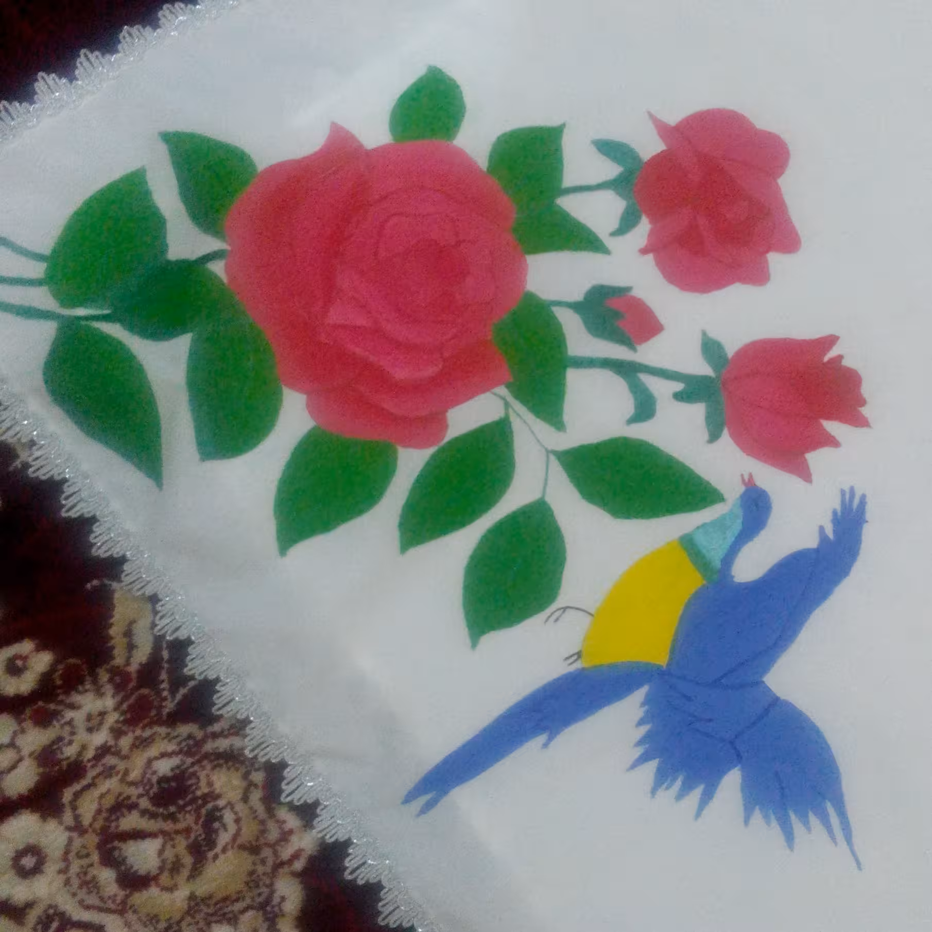 نقاشی بارنگ ثابت