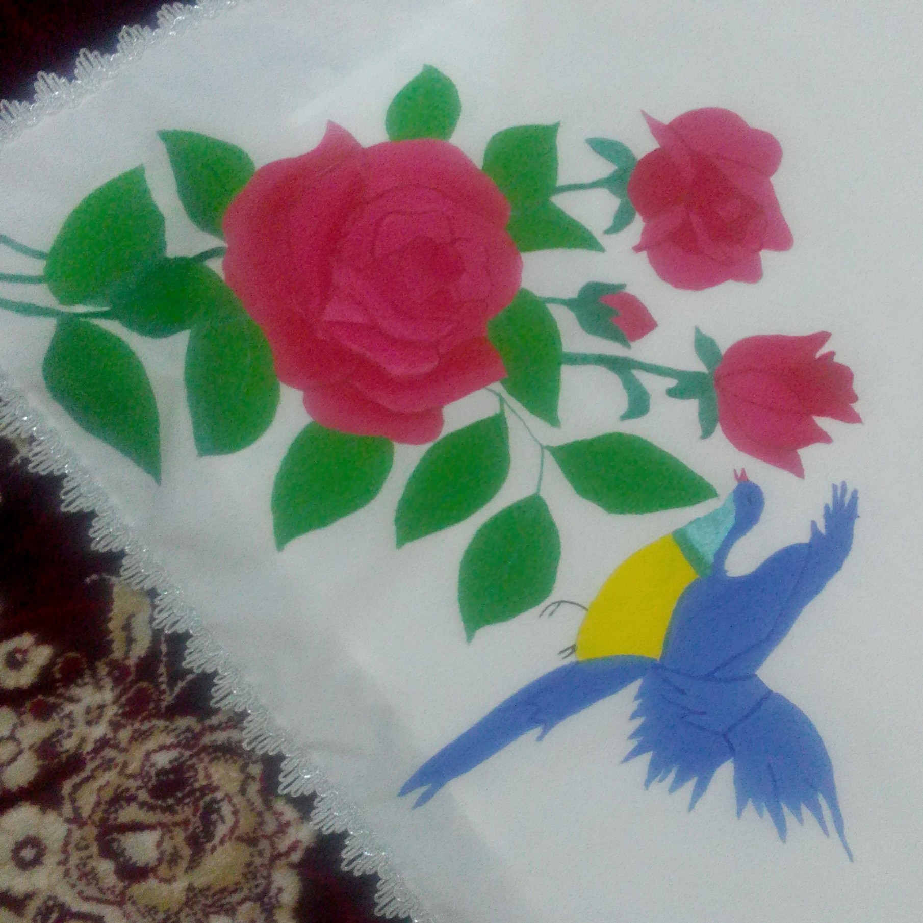 نقاشی بارنگ ثابت