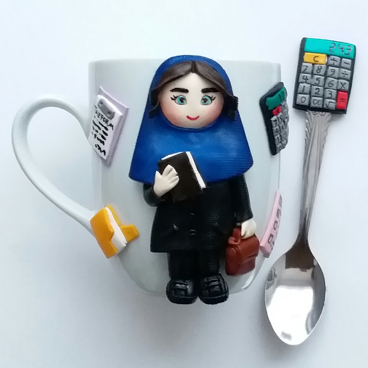 ماگ مدل دختر حسابدار D340