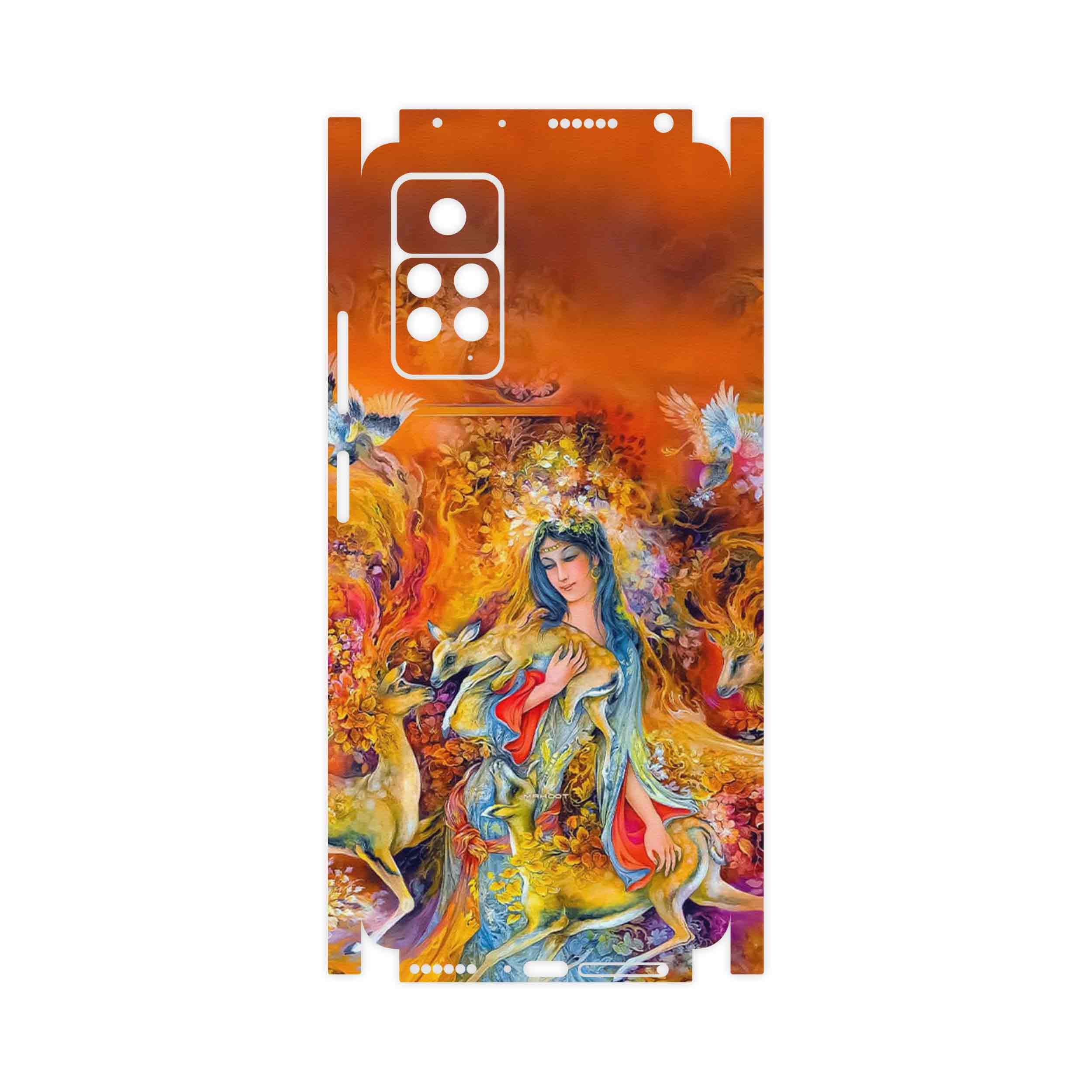 برچسب پوششی ماهوت مدل Persian miniature 2-FullSkin مناسب برای گوشی موبایل شیائومی Redmi Note 11 Pro