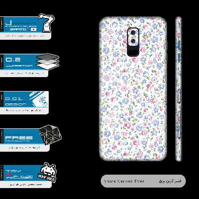 برچسب پوششی ماهوت مدل Painted-Flowers-FullSkin مناسب برای گوشی موبایل سامسونگ Galaxy A6 Plus