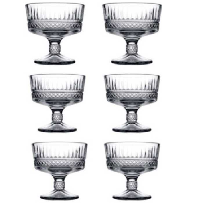 بستنی خوری پاشاباغچه مدل الیسا کد 51749 بسته شش عددی 