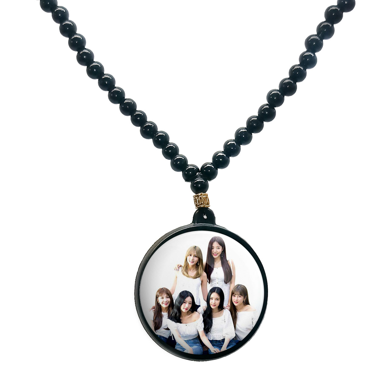 گردنبند پرمانه طرح Apink کد pmd.11997 مدل دو طرفه