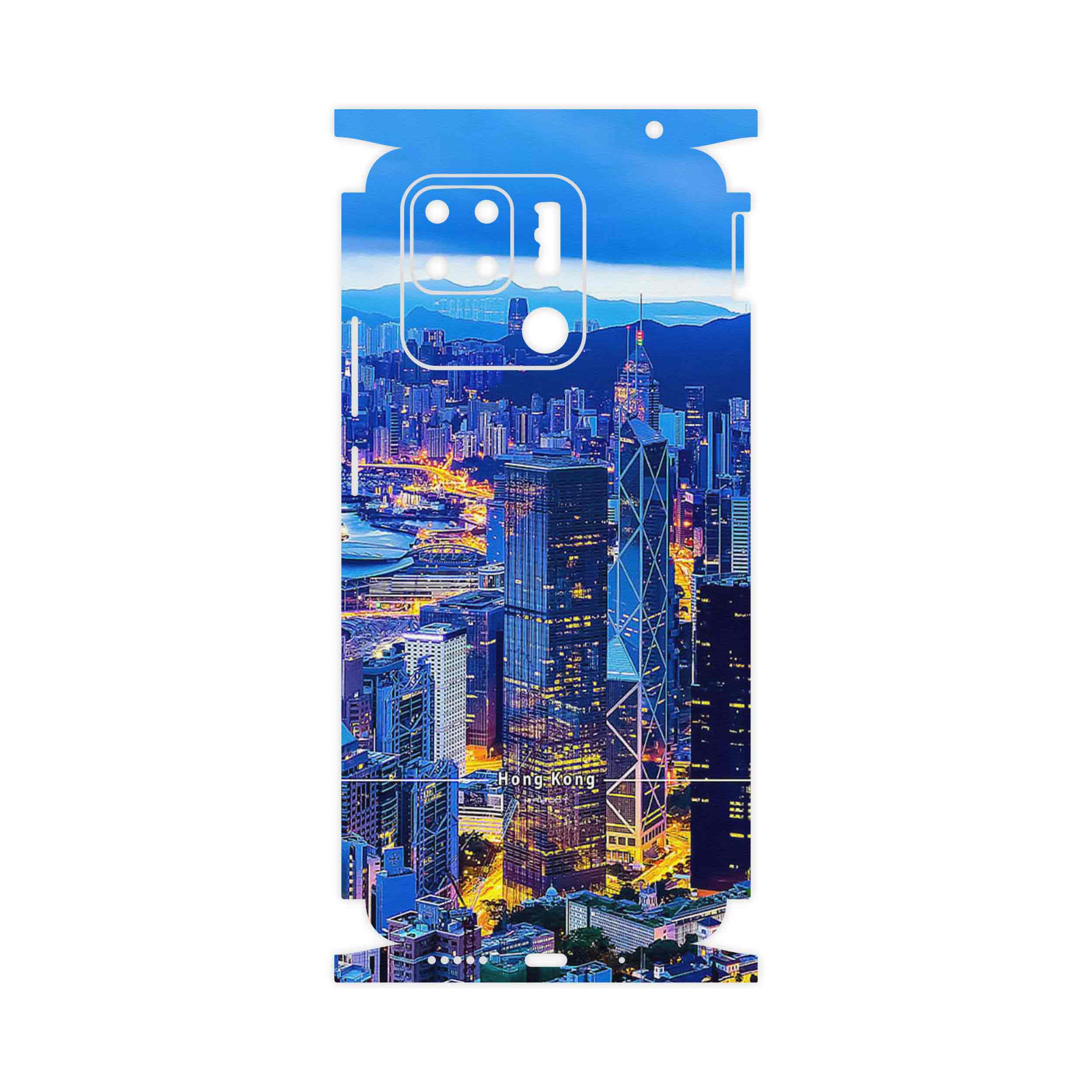برچسب پوششی ماهوت مدل Hong Kong City-FullSkin مناسب برای گوشی موبایل شیائومی Redmi 10C