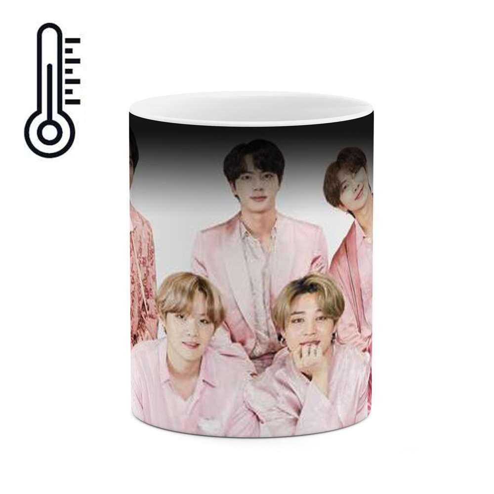 ماگ حرارتی طرح گروه موسیقی کره ای - کی پاپ -Kpop مدل mgph14364