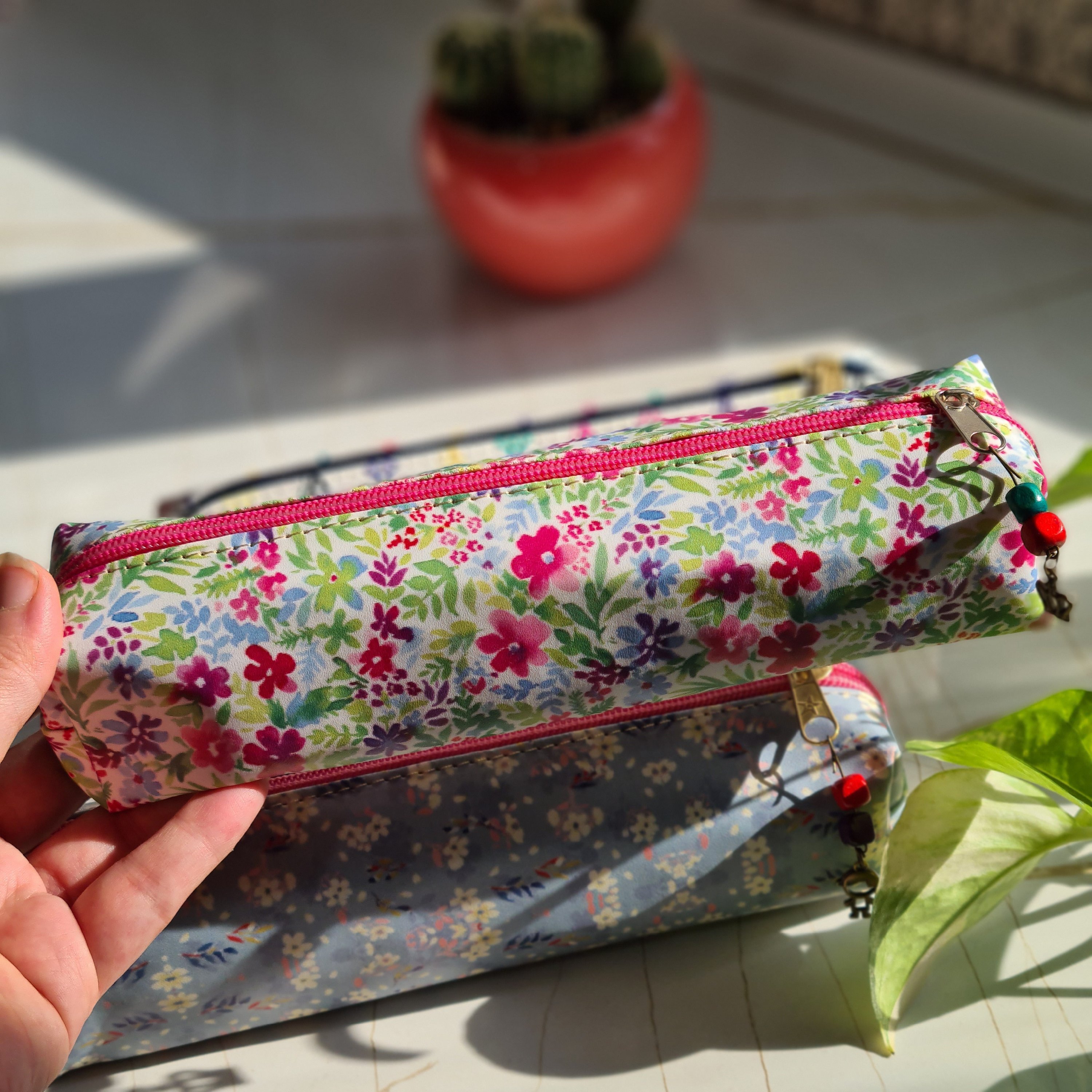 جامدادی  دخترونه چرم