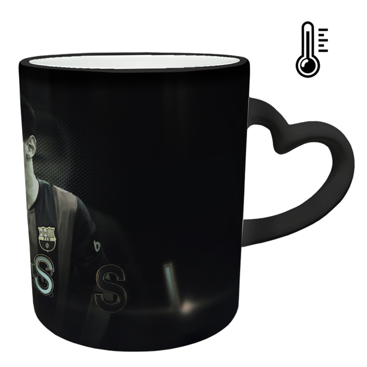 ماگ حرارتی مدل دسته قلبی طرح مسی کد 95