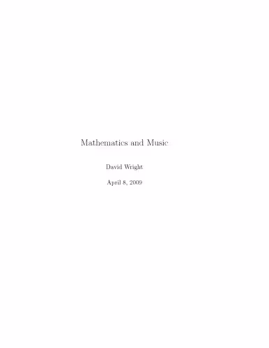 خرید و دانلود نسخه کامل کتاب Mathematics and Music