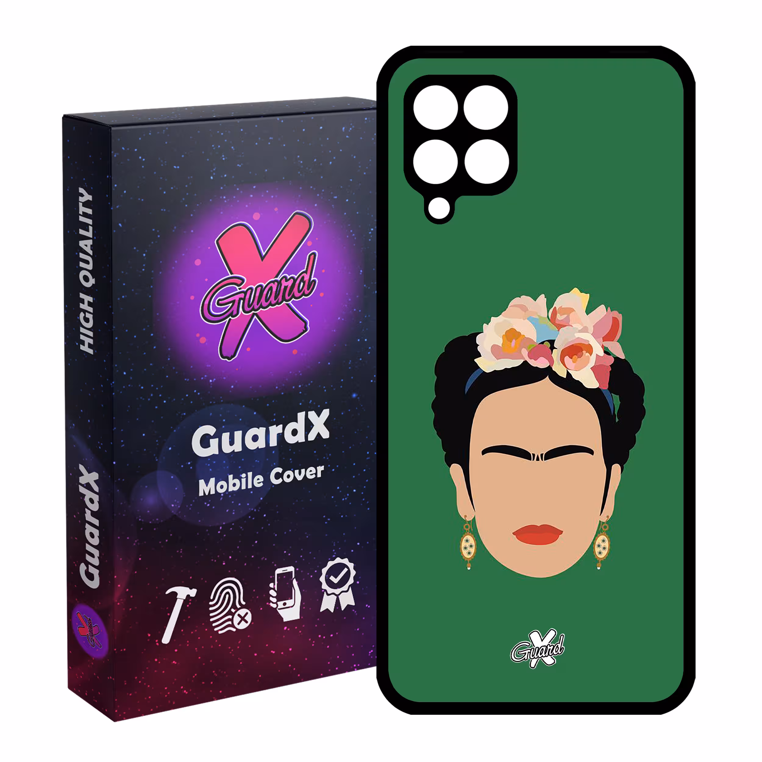 کاور گارد ایکس طرح Frida مدل Glass10133 مناسب برای گوشی موبایل سامسونگ Galaxy A12