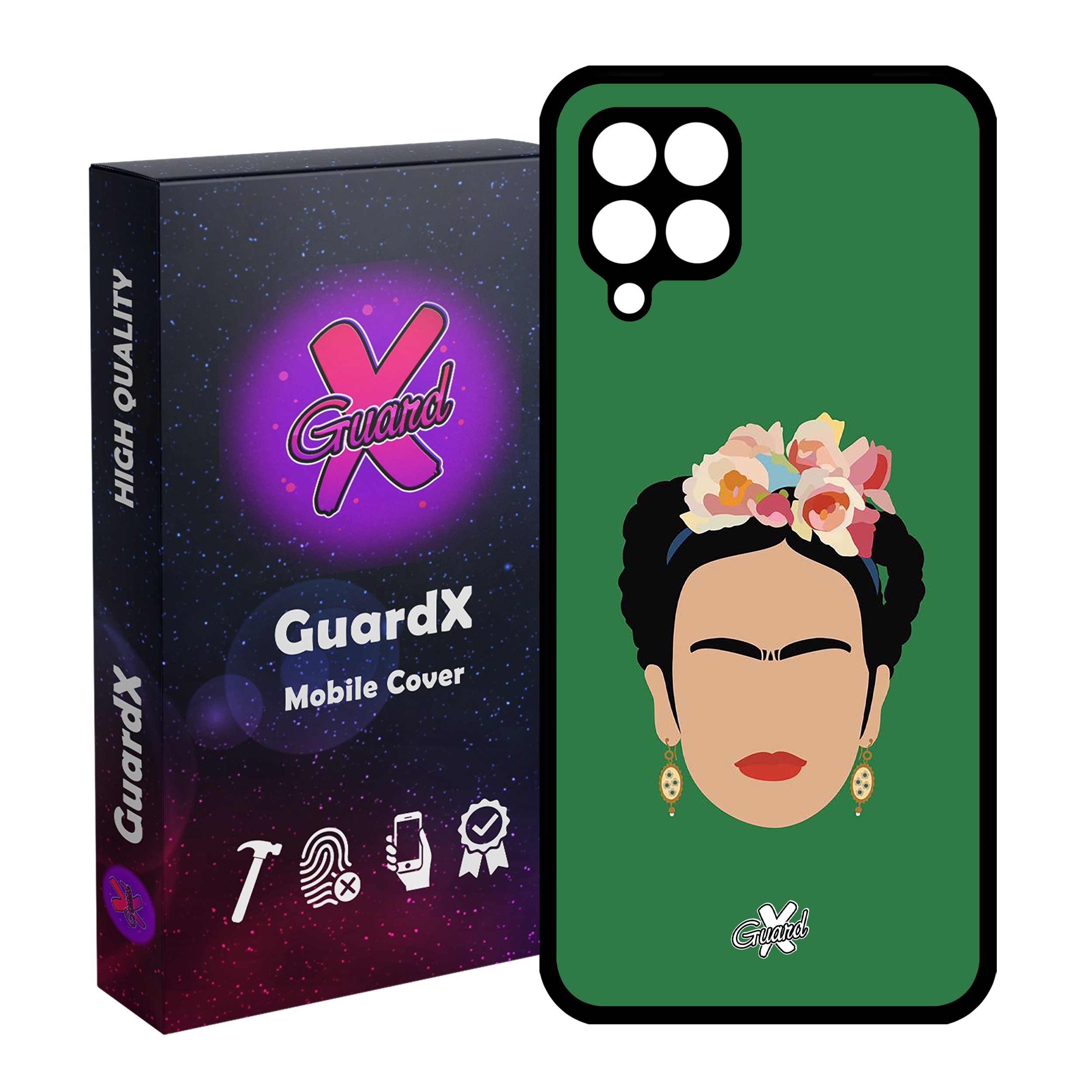 کاور گارد ایکس طرح Frida مدل Glass10133 مناسب برای گوشی موبایل سامسونگ Galaxy A12