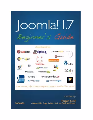 خرید و دانلود نسخه کامل کتاب Joomla! 1.7 - Beginner’s Guide