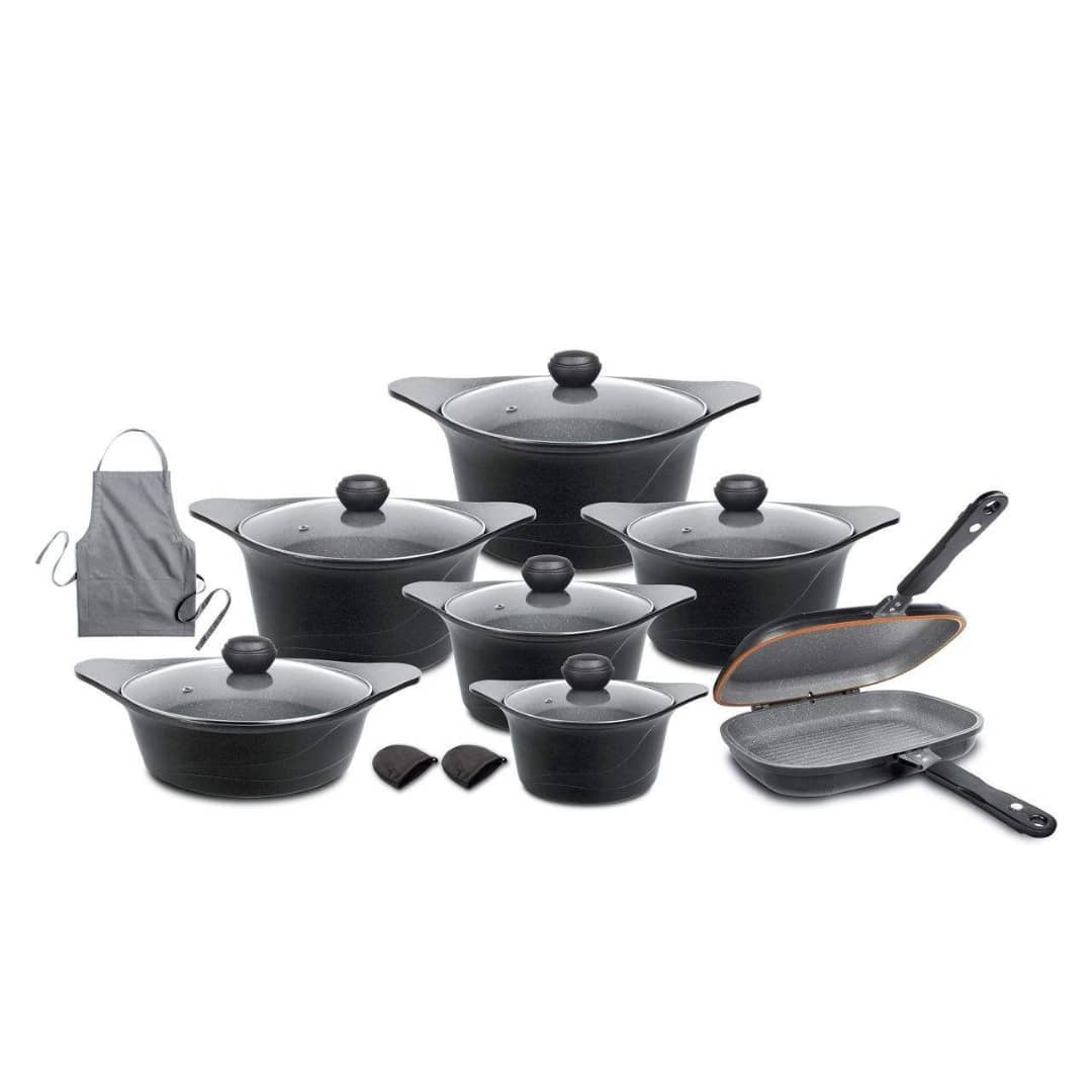  سرویس پخت و پز 17 پارچه ام جی اس مدل Korea-C