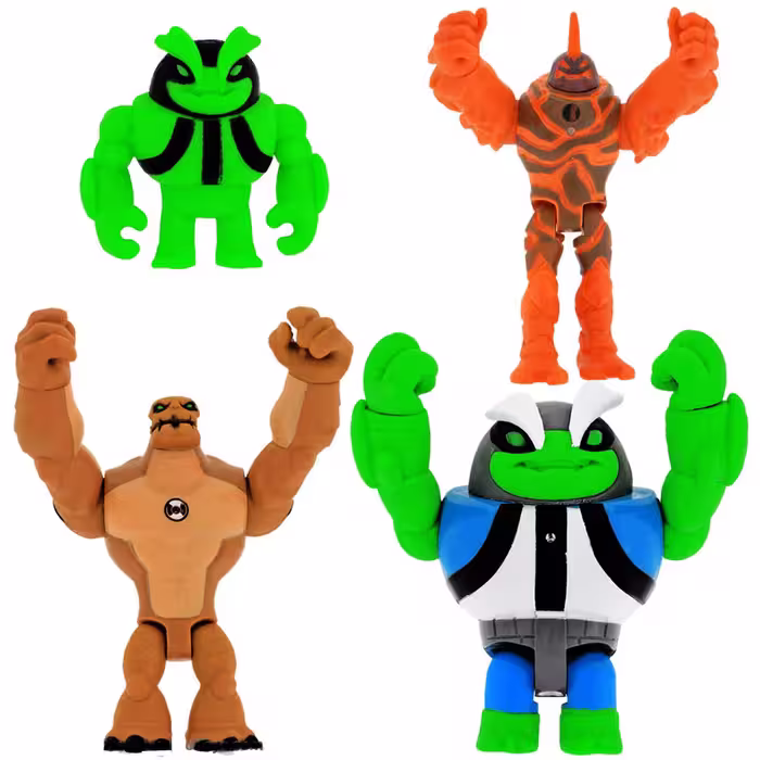 اکشن فیگور طرح بن تن کد 073957 مجموعه 4 عددی
