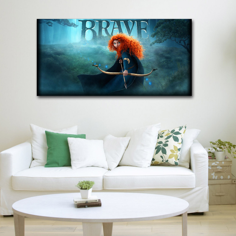 تابلو شاسی کودک مدل مریدا دختر شجاع کد 6 | دنیای قاب