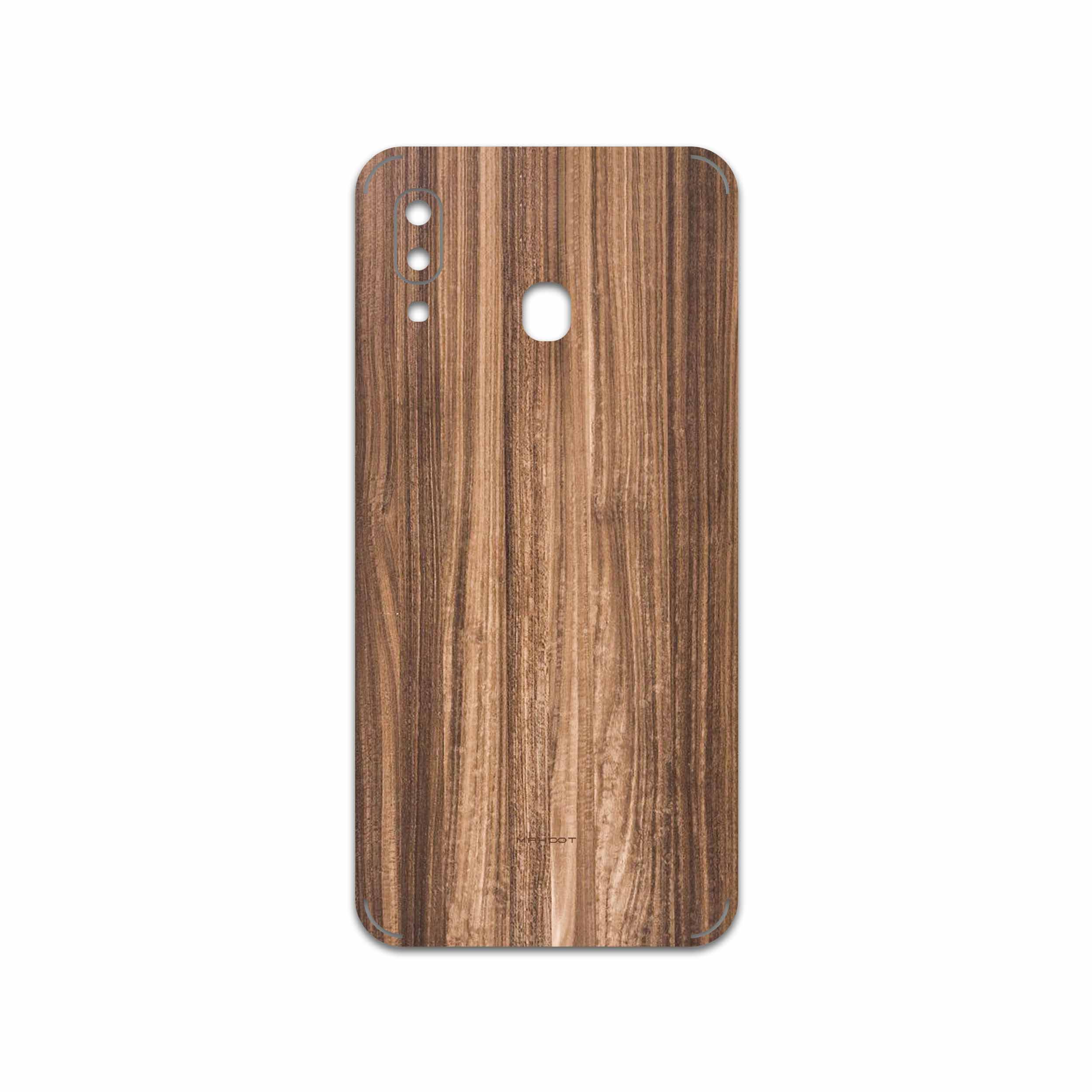 برچسب پوششی ماهوت مدل Light Walnut Wood مناسب برای گوشی موبایل سامسونگ Galaxy A20