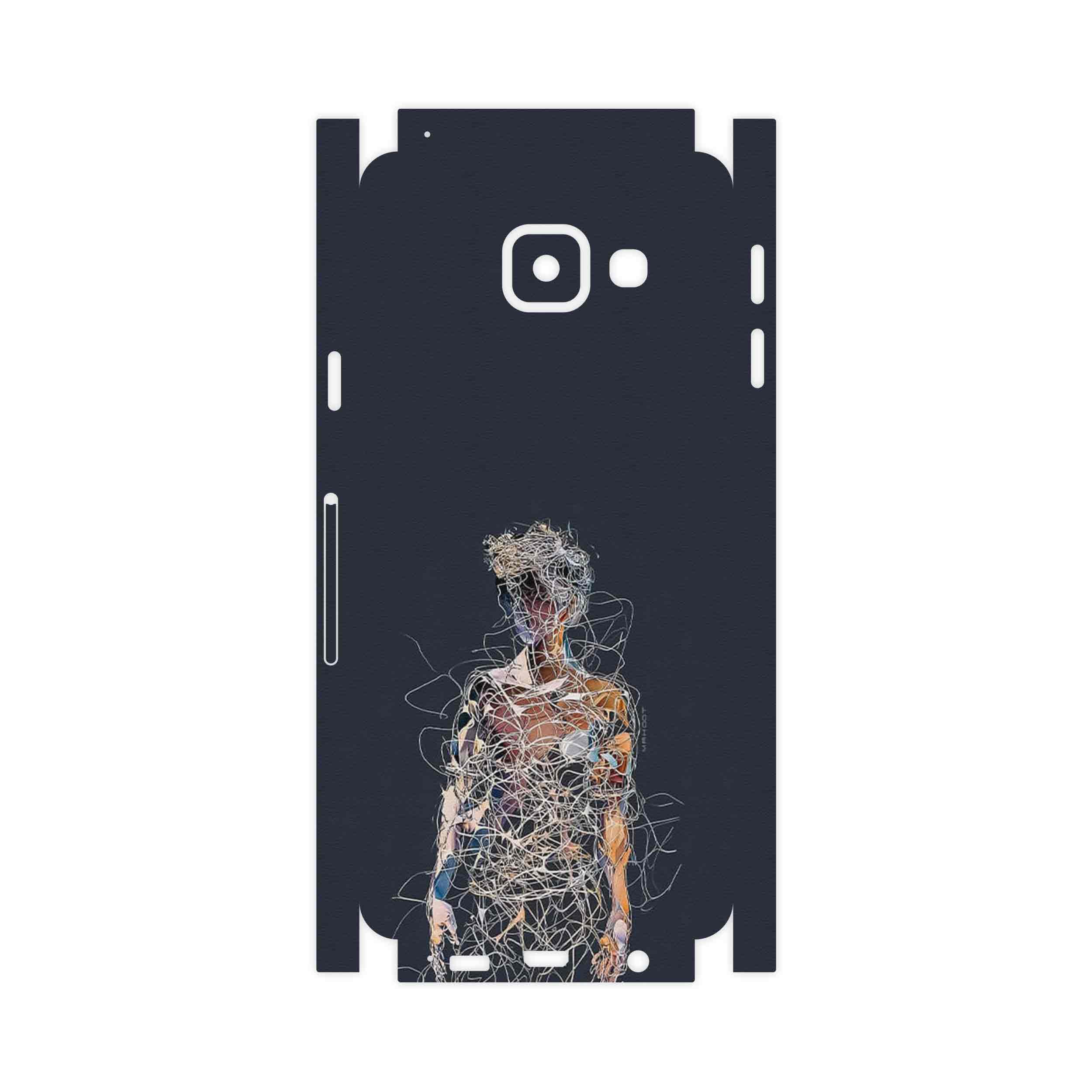 برچسب پوششی ماهوت مدل Strings Digital Art 1-FullSkin مناسب برای گوشی موبایل سامسونگ Galaxy A3 2016