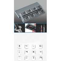 مجموعه 24 عددی پیچ گوشتی ارلدام مدل EC-T01