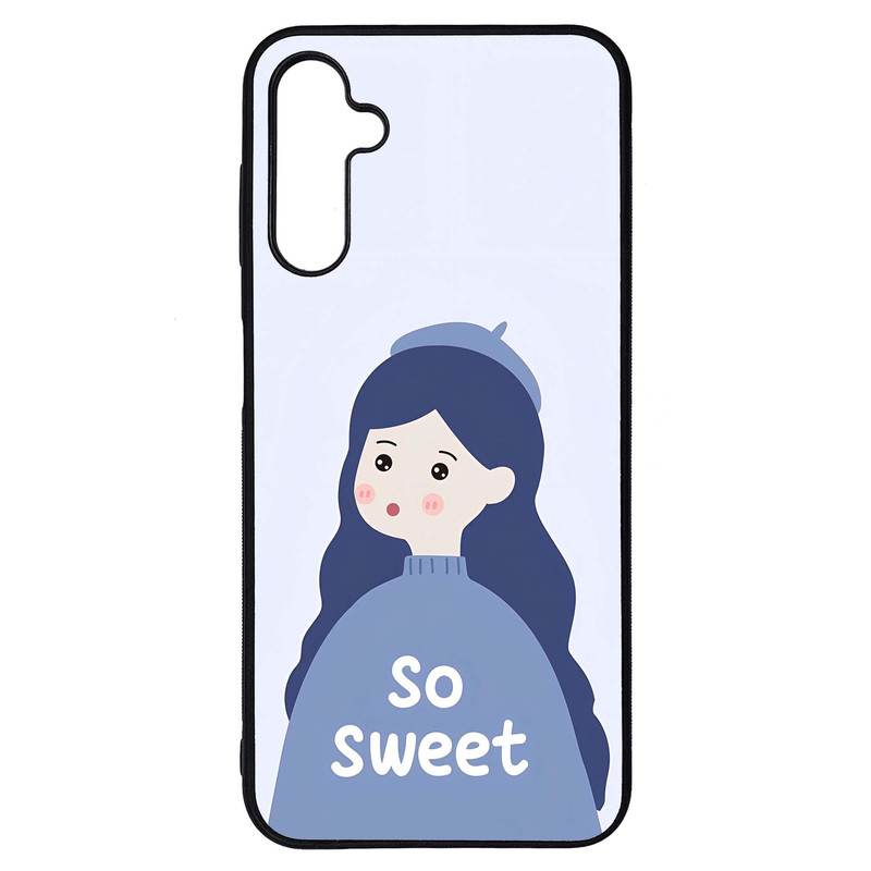 کاور طرح دختر کد G-105 مناسب برای گوشی موبایل سامسونگ Galaxy A14 4G / A14 5G | دیجی قاب دونی