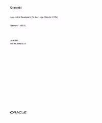 خرید و دانلود نسخه کامل کتاب Oracle 9i. Application Developers Guide - Large Objects (LOBs)