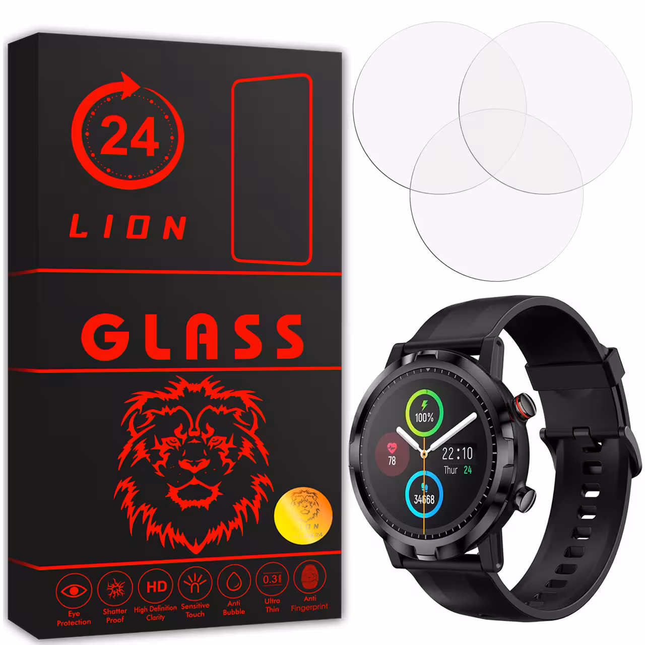 محافظ صفحه نمایش لاین مدل RB007 مناسب برای ساعت هوشمند شیائومی Smart Watch RT LS05s بسته سه عددی