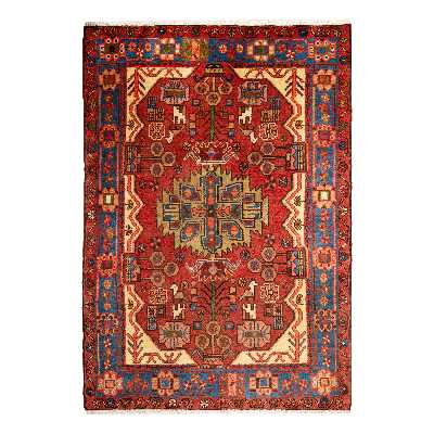 فرش دستبافت یک و نیم متری مدل نهاوند کد 48x2253