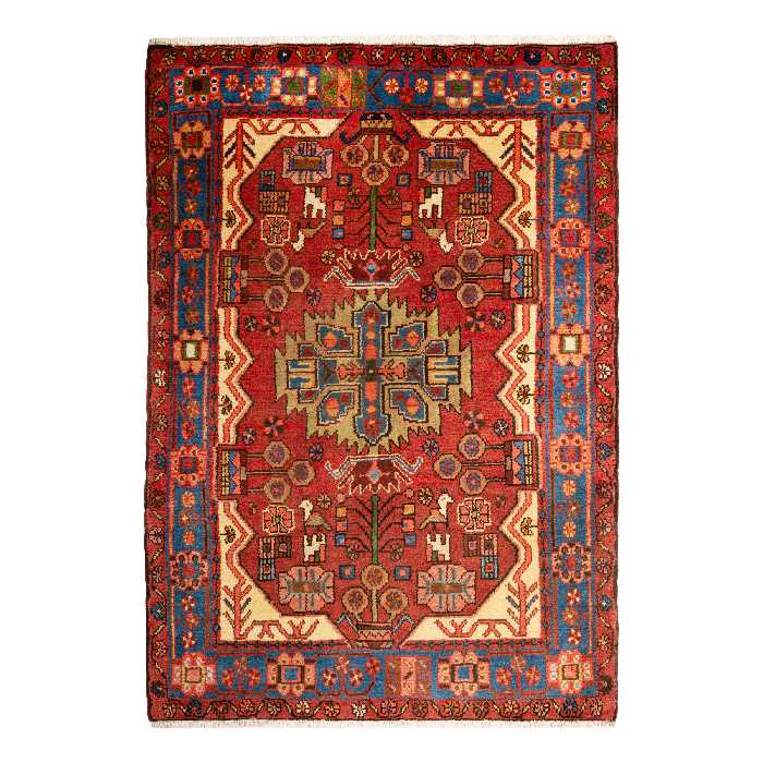 فرش دستبافت یک و نیم متری مدل نهاوند کد 48x2253