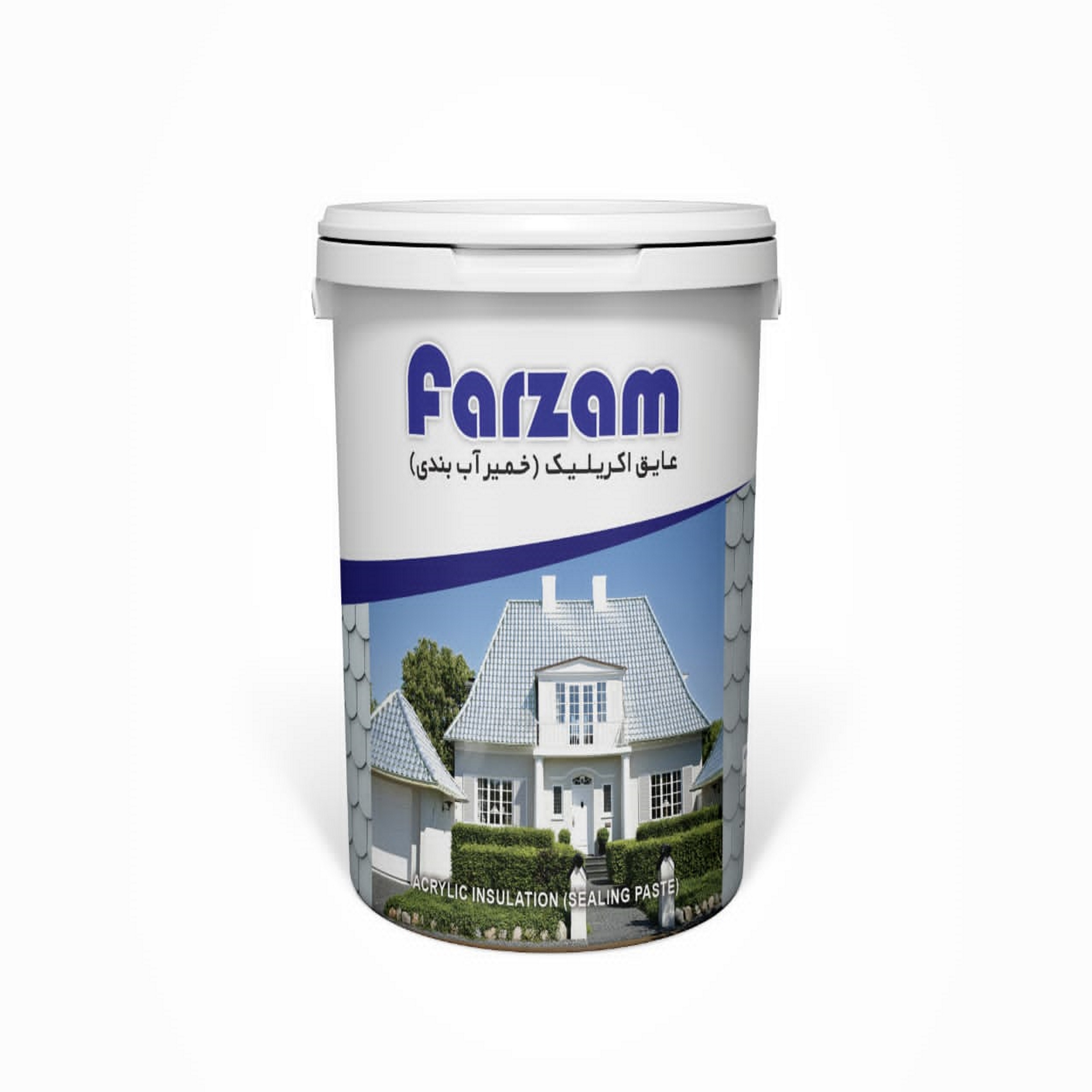 عایق آکریلیک آبی فرزام کد 850 وزن 1 کیلوگرم