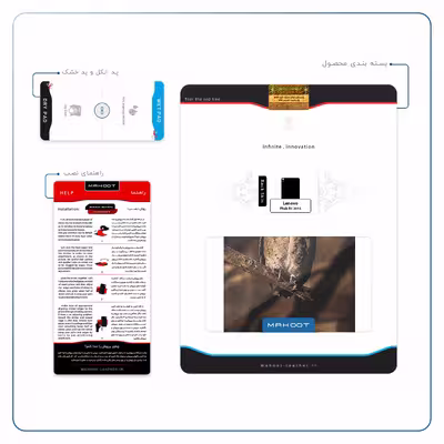 برچسب پوششی ماهوت مدل Owl مناسب برای تبلت لنوو Phab B1 2015