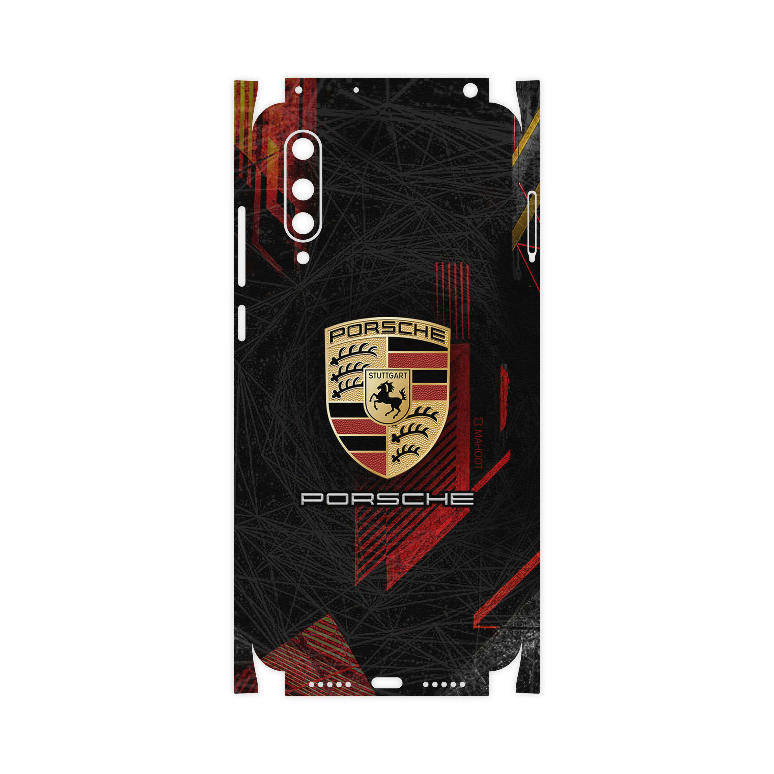 برچسب پوششی ماهوت مدل Porsche-FullSkin مناسب برای گوشی موبایل شیائومی MI 9 Lite