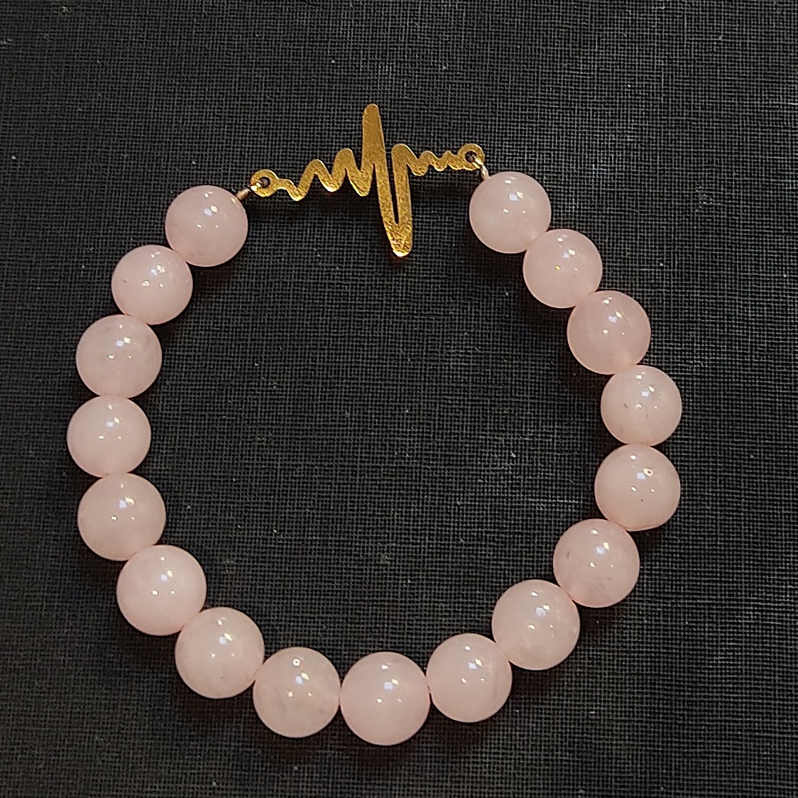 دستبند کوارتز صورتی(سنگ عشق)