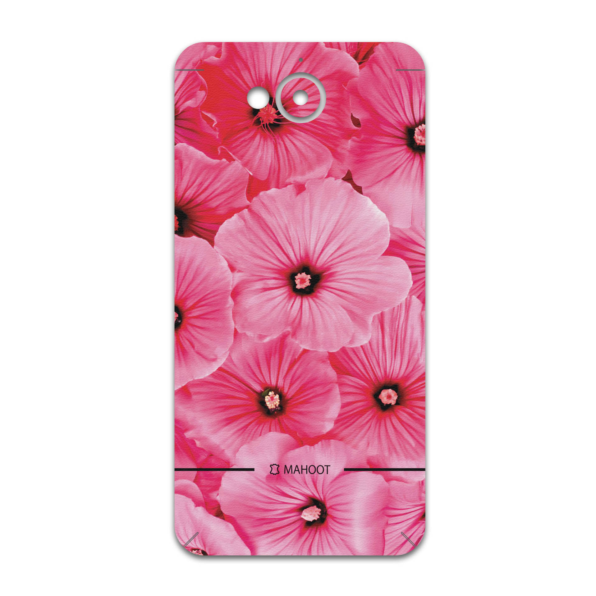 برچسب پوششی ماهوت مدل Pink-Flower مناسب برای گوشی موبایل اچ تی سی Desire 650