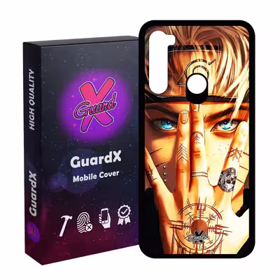 کاور گارد ایکس طرح Naruto Anime مدل Glass10452 مناسب برای گوشی موبایل شیائومی Redmi Note 8
