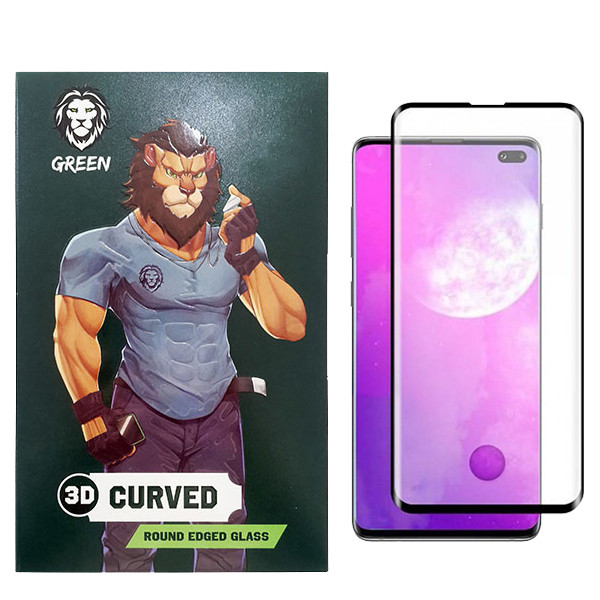 محافظ صفحه نمایش گرین مدل 3D-Curved مناسب برای گوشی موبایل سامسونگ Galaxy S10 Plus | کالا برتری