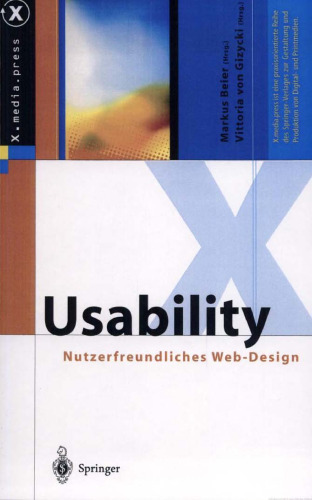 خرید و دانلود نسخه کامل کتاب Usability: Nutzerfreundliches Web-Design (X.media.press)