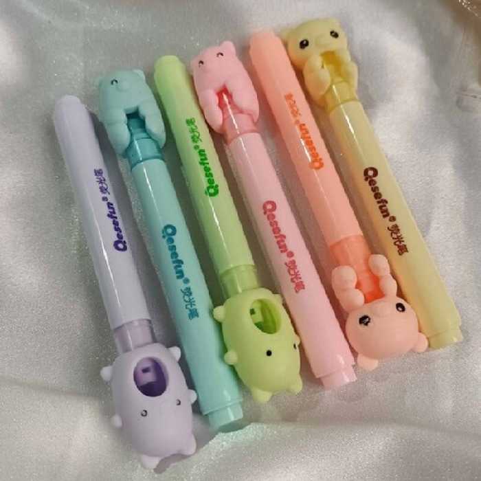 هایلایتر فانتزی خرسی سیلیکونی وارداتی (تکی یا دانه ای)