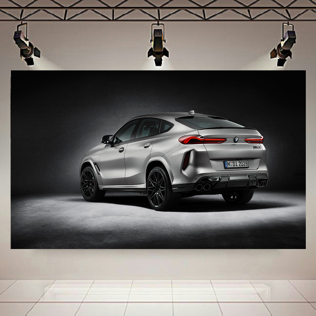 تابلو بوم طرح ماشین مدل BMW X6 M Competition کد AR2739