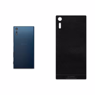 برچسب پوششی ماهوت مدل Black-Leather مناسب برای گوشی موبایل سونی Xperia XZ