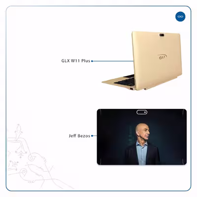 برچسب پوششی ماهوت مدل Jeff Bezos مناسب برای تبلت جی ال ایکس W11 Plus