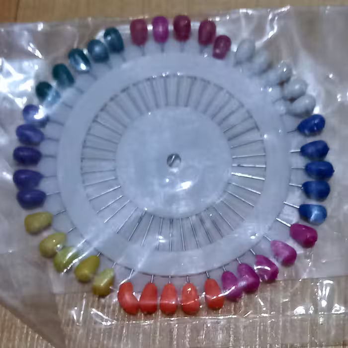 سنجاق ته گرد اشکی 4 سانتی (بسته  40 عددی) (ارسال پس کرایه)