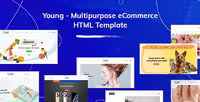 دانلود قالب HTML چندمنظوره Young