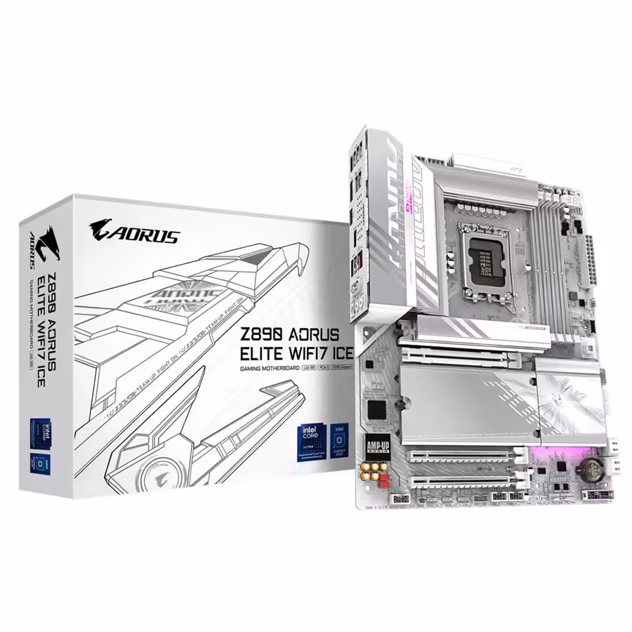 مادربرد گیگابایت مدل Z890 AORUS ELITE WIFI7 ICE