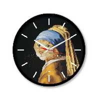 ساعت رومیزی راویتا مدل پرتره گربه کد 3311