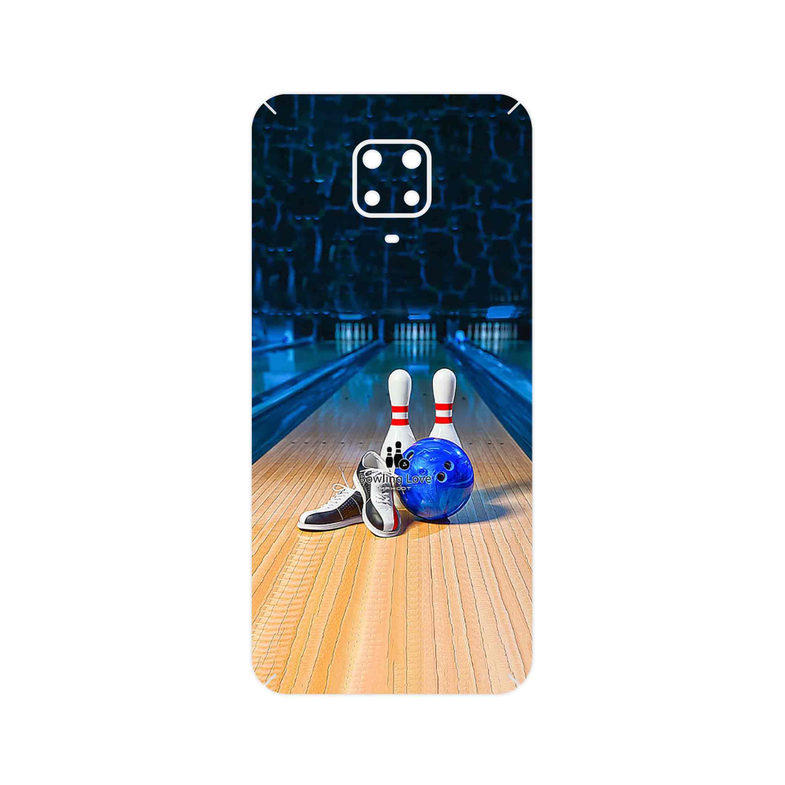 برچسب پوششی ماهوت مدل Bowling مناسب برای گوشی موبایل شیائومی Redmi Note 9 Pro