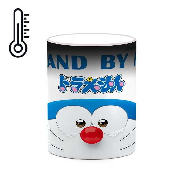 ماگ حرارتی کاکتی طرح کارتون Doraemon مدل mgh22513