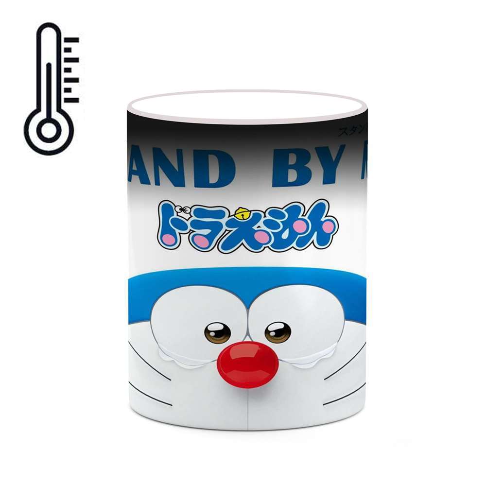 ماگ حرارتی کاکتی طرح کارتون Doraemon مدل mgh22513