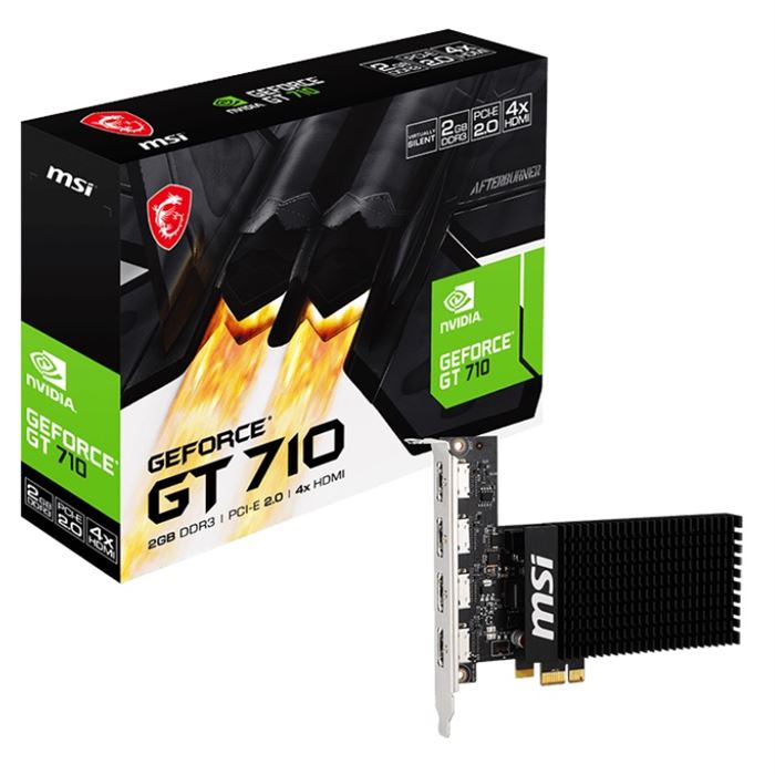 کارت گرافیک ام اس آی GT710 2GD3H 4HDMI 2GB