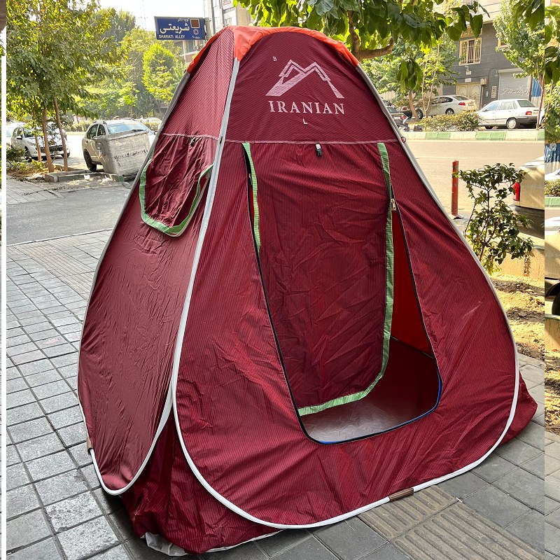 چادر مسافرتی 12 نفره مدل فنری تاشو کف ضخیم سفری ماشین صندلی موتور خودرو کد18