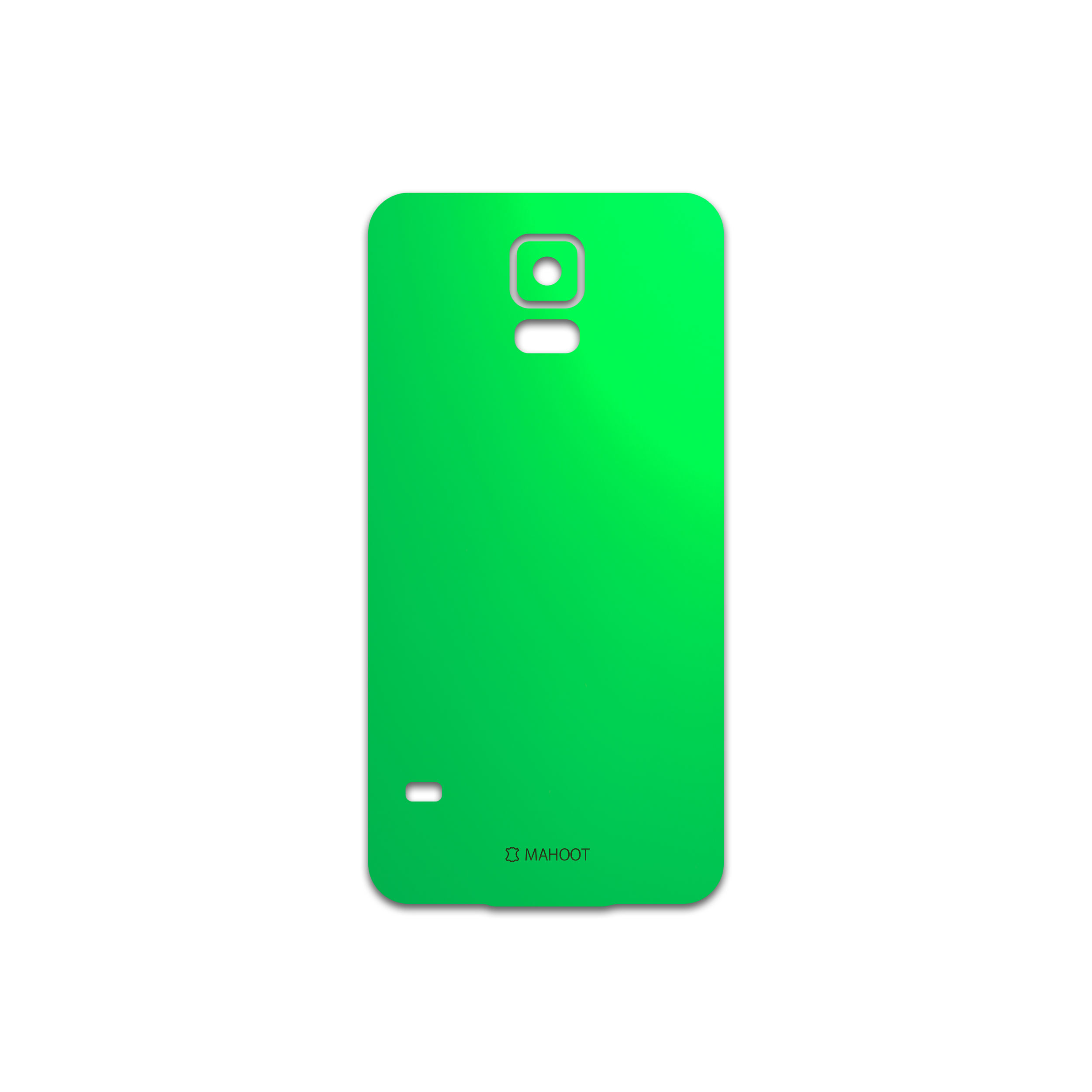 برچسب پوششی ماهوت مدل Matte-Green مناسب برای گوشی موبایل سامسونگ Galaxy S5
