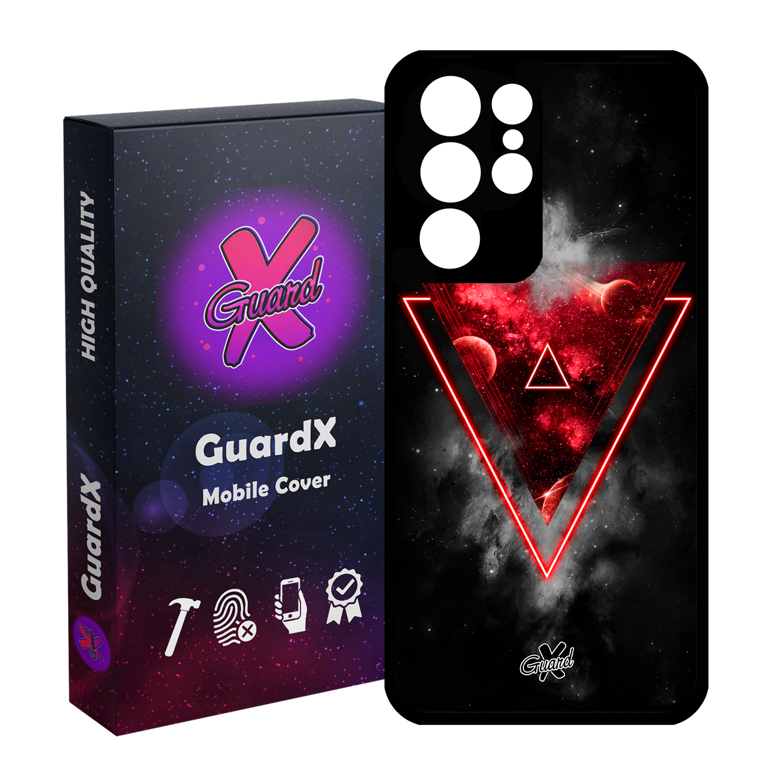 کاور گارد ایکس طرح Galaxy مدل Glass10163 مناسب برای گوشی موبایل سامسونگ Galaxy S21 Ultra